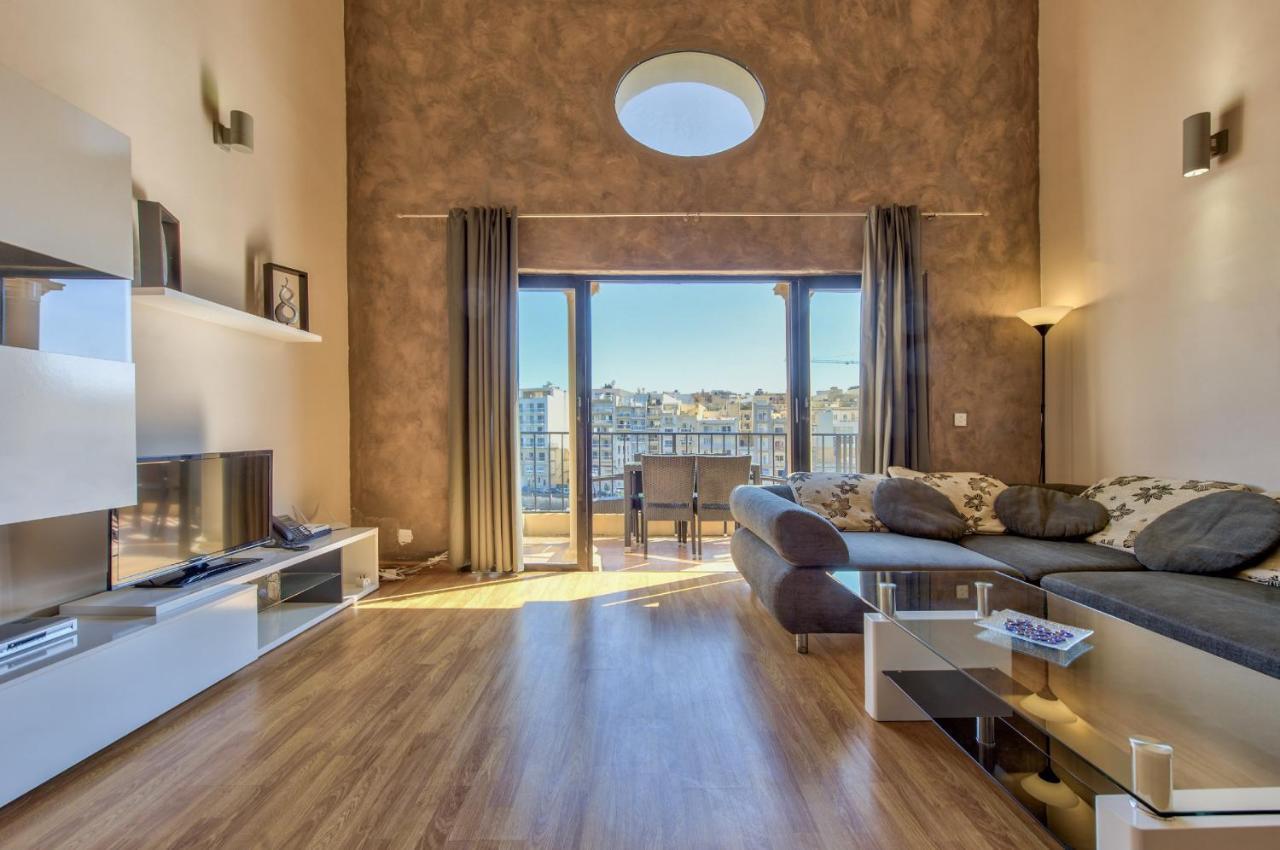 Spinola Court - Stunning Seaview Apartment & Penthouse On Spinola Bay By Shortletsmalta Saint Julian's ภายนอก รูปภาพ