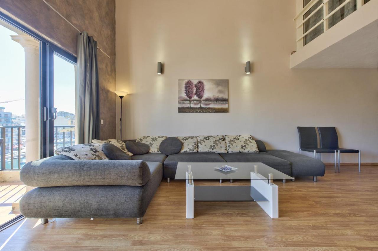 Spinola Court - Stunning Seaview Apartment & Penthouse On Spinola Bay By Shortletsmalta Saint Julian's ภายนอก รูปภาพ
